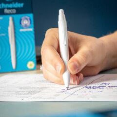 SCHNEIDER RECO TUKENMEZ BEYAZ GOVDE MAVI REFIL