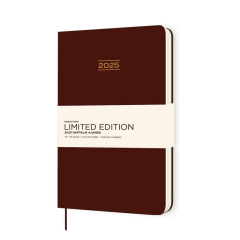 KESKIN AJANDA HAFTALIK 2025 A5 LIMITED BORDO600070