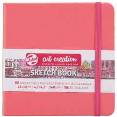 TALENS ART SKETCH BLOCK  CORAL 12X12 140gr