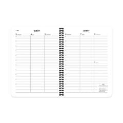 KESKIN AJANDA HAFTALIK 2025 20x28 SPR.YESIL 600075