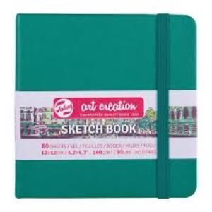 TALENS ART SKETCH BLOCK  FR.GREEN 12X12 140gr