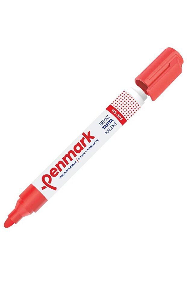 PENMARK BEYAZ TAHTA KALEMI ECOPLUS KIRMIZI