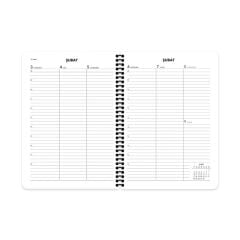 KESKIN AJANDA HAFTALIK 2025 20x28 SPR.KIRM 600076