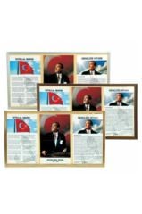 ANTYAZI 3LU MILLI LEVHA 50x90 MDF CERCEVE (ANT696)