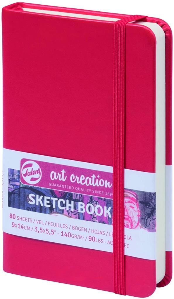 TALENS ART SKETCH BLOCK  RED 9X14 140gr