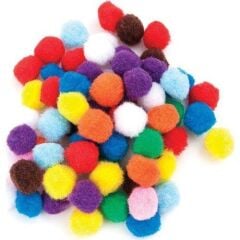 PUTI PONPON RENKLI 20mm 50 LI (4452)