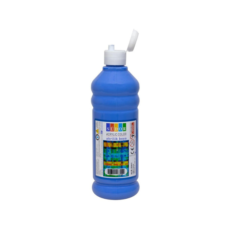 MASIS/SUDOR AKRILIK BOYA 500ML ACIK MAVI