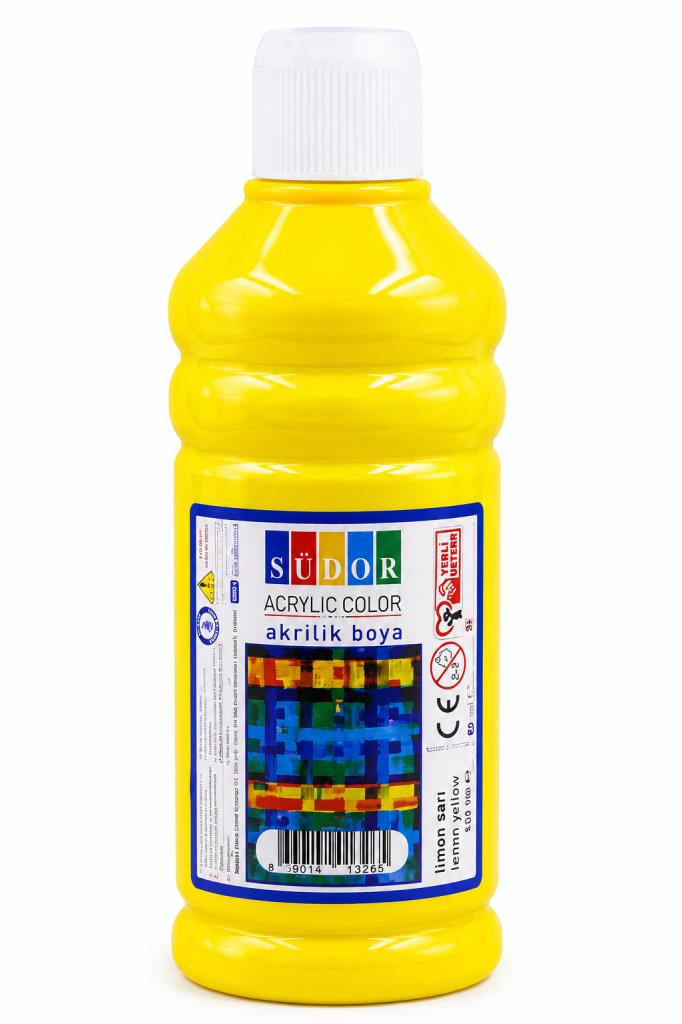 MASIS/SUDOR AKRILIK BOYA 500ML LIMON SARI