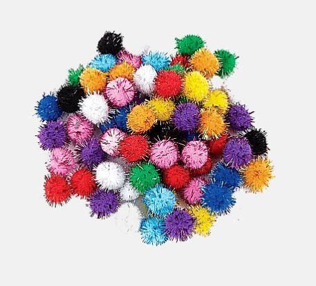 PUTI PONPON METALIK 20mm 50 LI (4483)