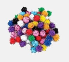 PUTI PONPON METALIK 20mm 50 LI (4483)