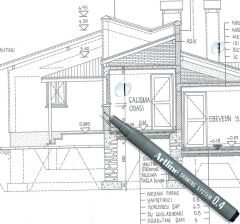 ARTLINE CIZIM KALEMI DRAWING FIRCA UC SIYAH 23FN