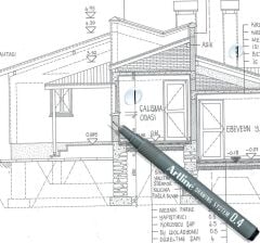 ARTLINE CIZIM KALEMI DRAWING FIRCA UC SIYAH 23FN
