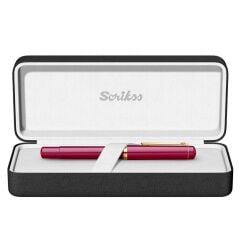 Scrikss Premium Dolma Kalem M Uç Fuşya Renk  – Hediyelik Kutulu 419F