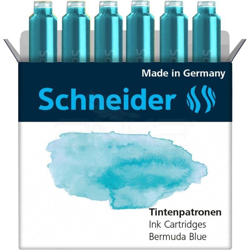 SCHNEIDER DOLMAKALEM KARTUSU TURKUAZ 6LI(166134)