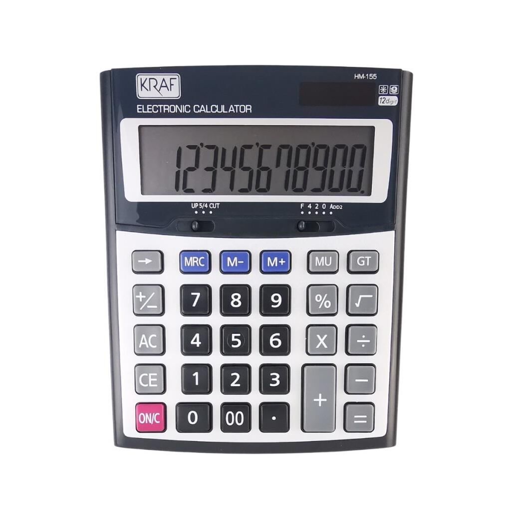 KRAF HESAP MAKINASI  HM-155 MASAUSTU (12 HANE)