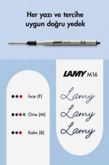 LAMY TUKENMEZ KALEM LOGO PASLANMAZ CELIK (206)