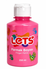 LETS PARMAK BOYASI 250ml. PEMBE L5610