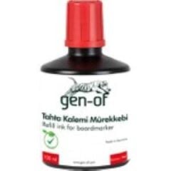 GEN-OF TAHTA KALEM MUREKKEBI KIRMIZI 100cc(8603)