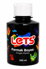 LETS PARMAK BOYASI 250ml. SIYAH L5609