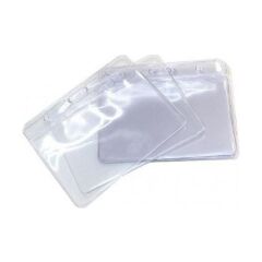 INOX KART POSETI YATAY SEFFAF 7,5x9,5 CM 100 LU