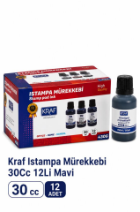KRAF ISTAMPA MUREKKEBI 30 cc  MAVI 12 LI KUTU