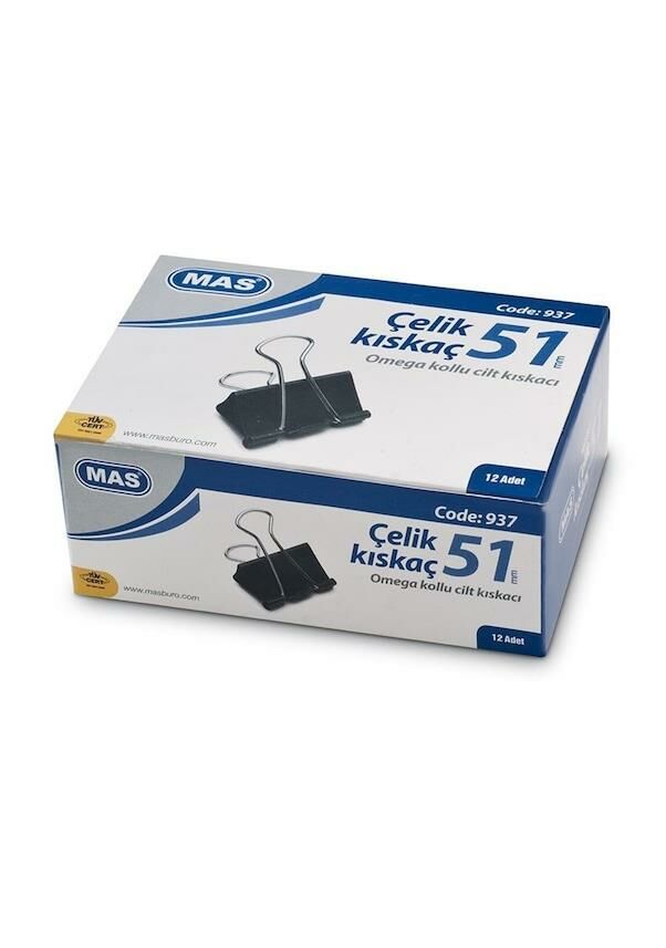 MAS KISKAC OMEGA CELIK 51mm 12 LI KUTU (937)