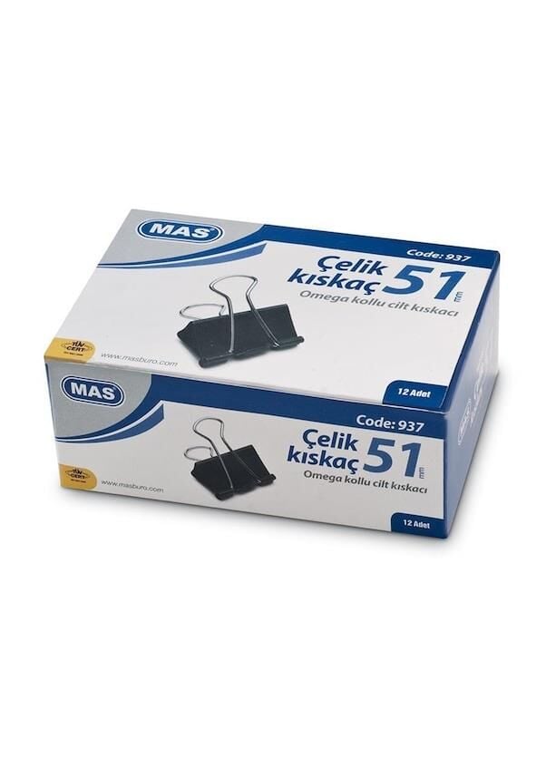 MAS KISKAC OMEGA CELIK 51mm 12 LI KUTU (937)