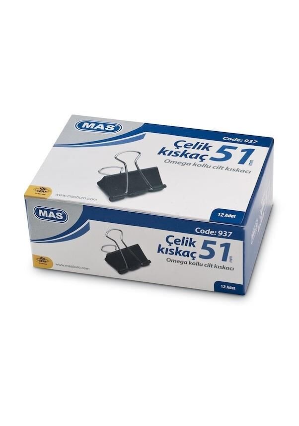 MAS KISKAC OMEGA CELIK 51mm 12 LI KUTU (937)