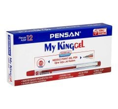 PENSAN MY-KING JEL KALEM 05mm KIRMIZI 12 LI(6405)