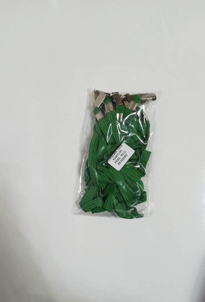 PERSONA YAKA KARTI IPI YASSI ORGU YESIL 10 LU