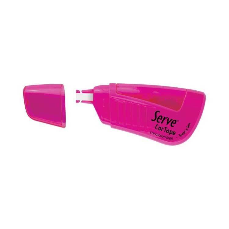 SERVE CORTAPE SERIT SILICI 5MMx8MT FOSFORLU PEMBE