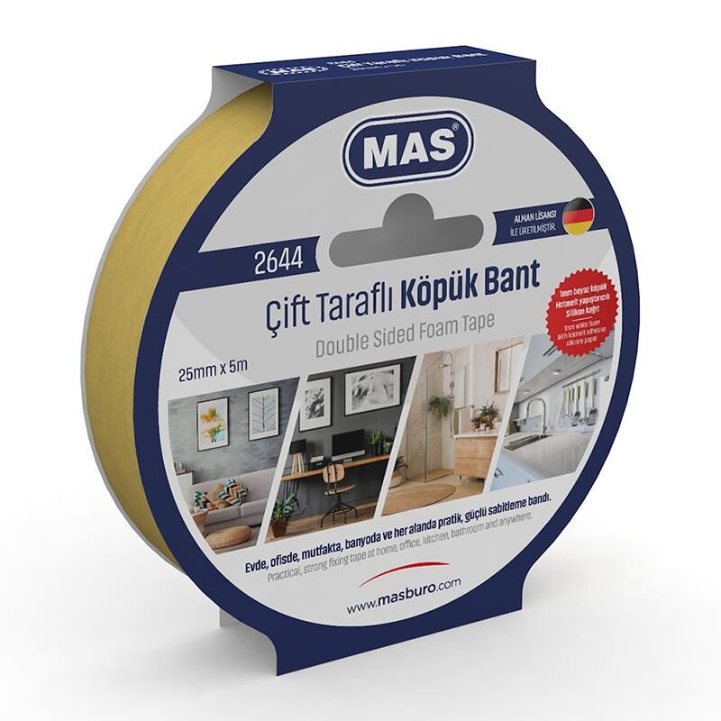 MAS CIFT TARAFLI KOPUK BANT 25MM X 5M 2644