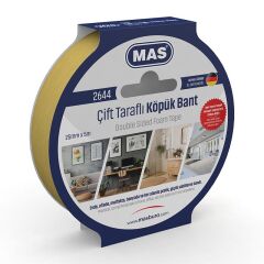 MAS CIFT TARAFLI KOPUK BANT 25MM X 5M 2644