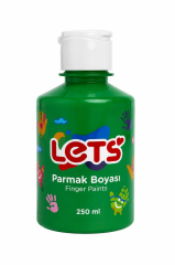 LETS PARMAK BOYASI 250ml. YESIL L5607