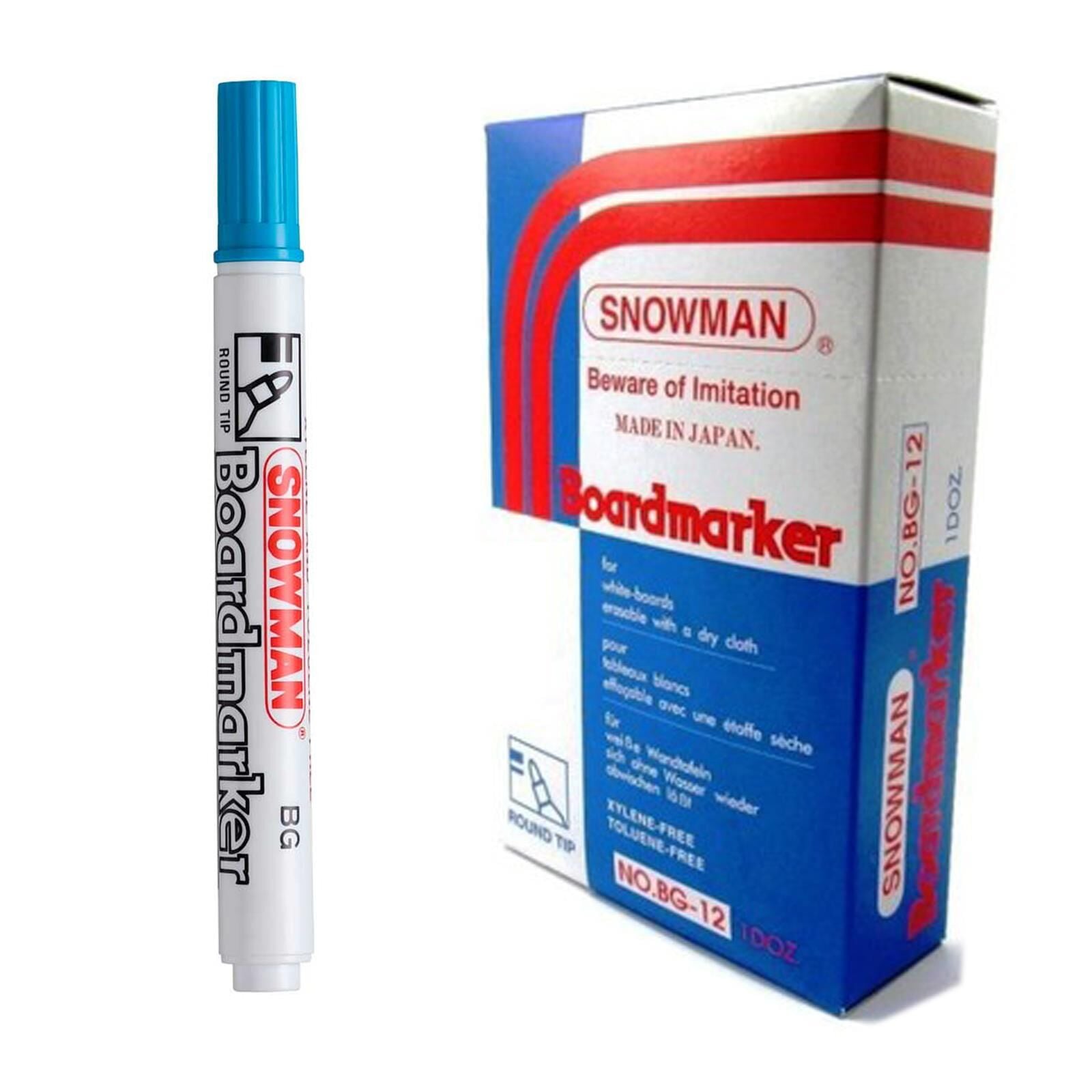 SNOWMAN TAHTA KALEMI ACIK MAVI 12 LI KUTU