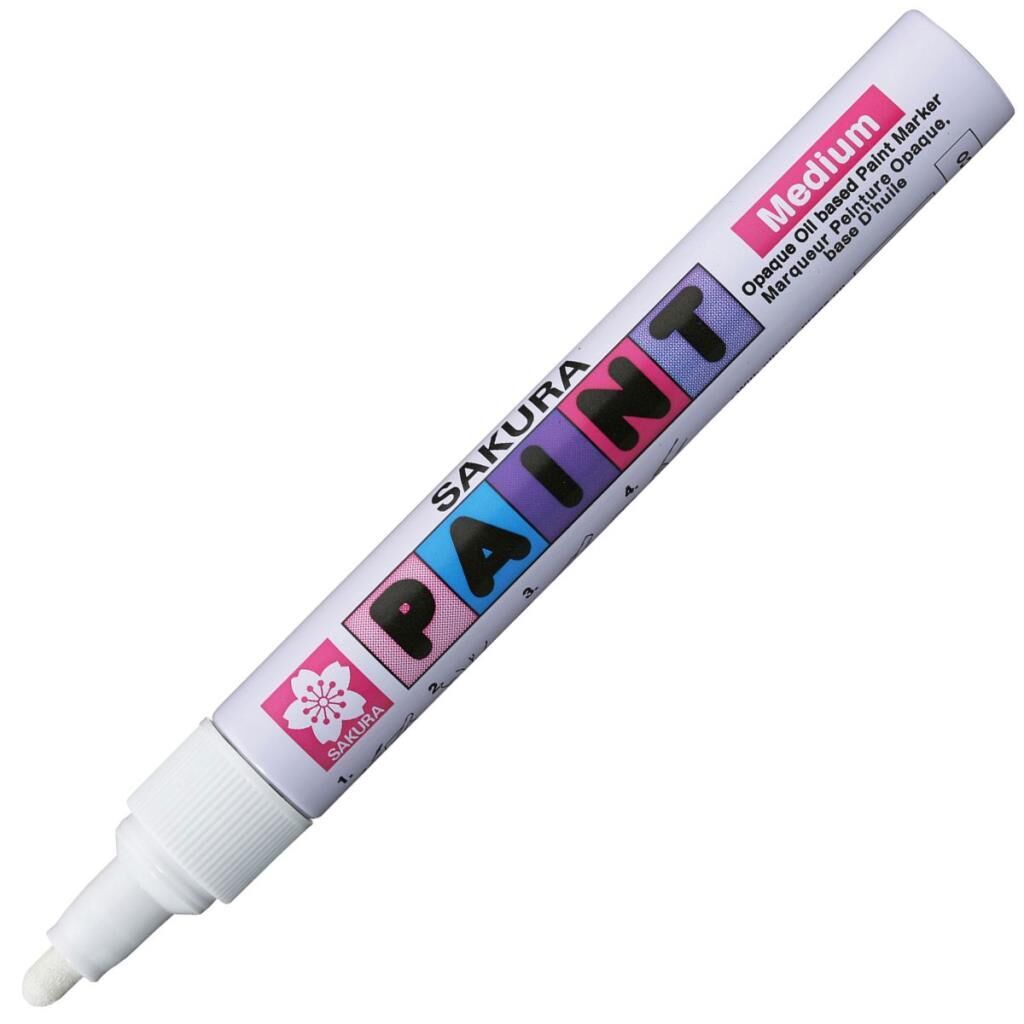 SAKURA PAINT MARKER MEDIUM BEYAZ (XPMK-B#50)