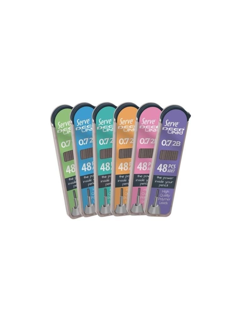 SERVE DEEP MEKANIK KALEM UCU 0.7MM 2B HARDAL SARI