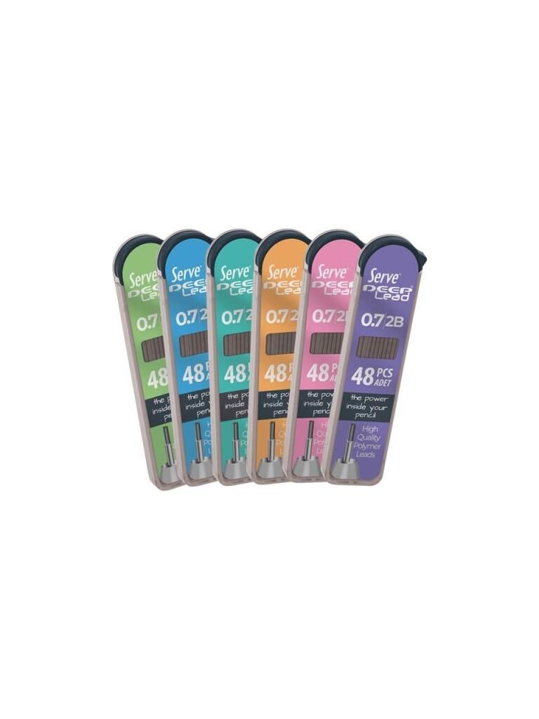 SERVE DEEP MEKANIK KALEM UCU 0.7MM 2B HARDAL SARI