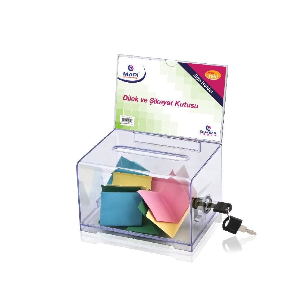 MAPI DILEK VE SIKAYET KUTUSU SEFFAF (5382050)