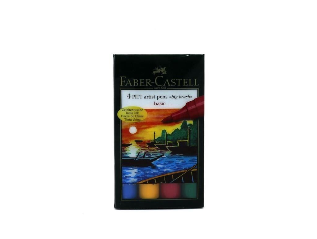 FABER CIZIM KALEMI PITT ANA RENK 4 LU (5188167121)