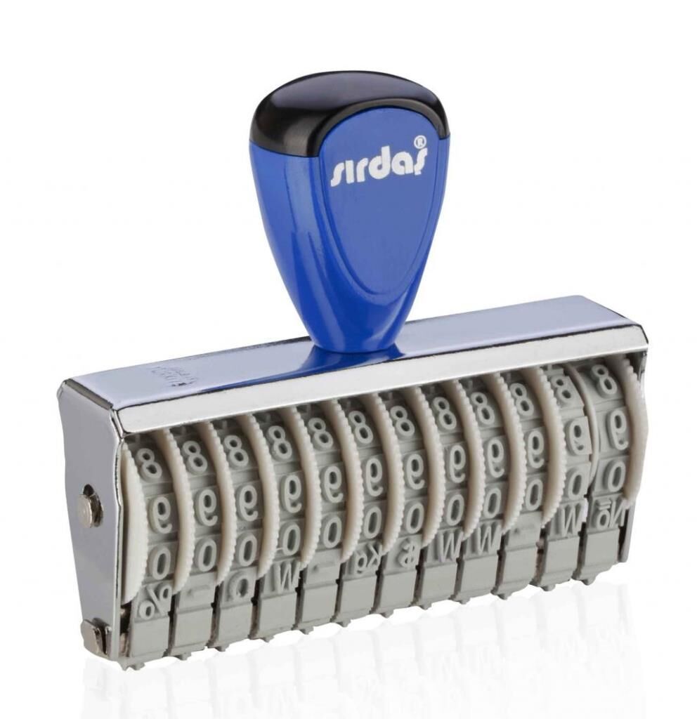 SIRDAS NUMARATOR 5mm 12 HANE (15512)