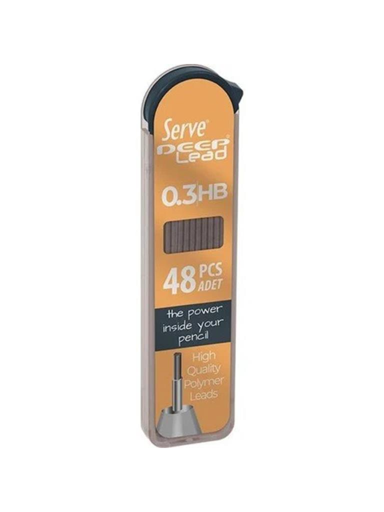 SERVE DEEP MEKANIK KALEM UCU 0.3MM HB HARDAL SARI