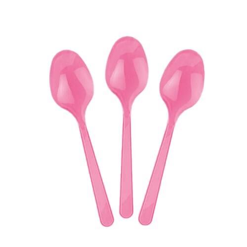 KIKA PLASTIK KASIK KIRMIZI 25LI