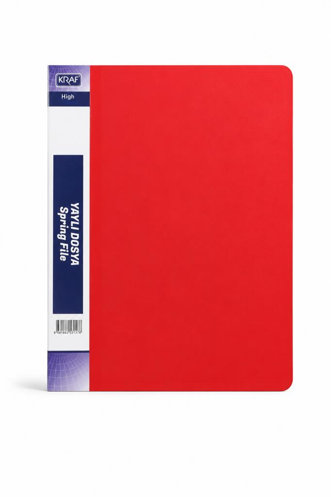 KRAF YAYLI DOSYA KIRMIZI TEKLI (AR307P)