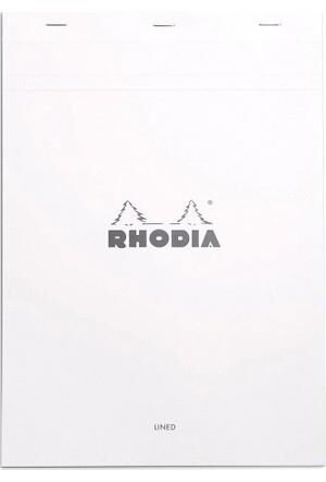 RHODIA BASIC A4 KARELI BLOKNOT BEYAZ KAPAK 80YP.