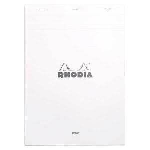 RHODIA BASIC A4 CIZGILI BLOKNOT BEYAZ KAPAK 80YP.