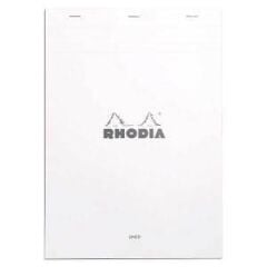 RHODIA BASIC A4 CIZGILI BLOKNOT BEYAZ KAPAK 80YP.