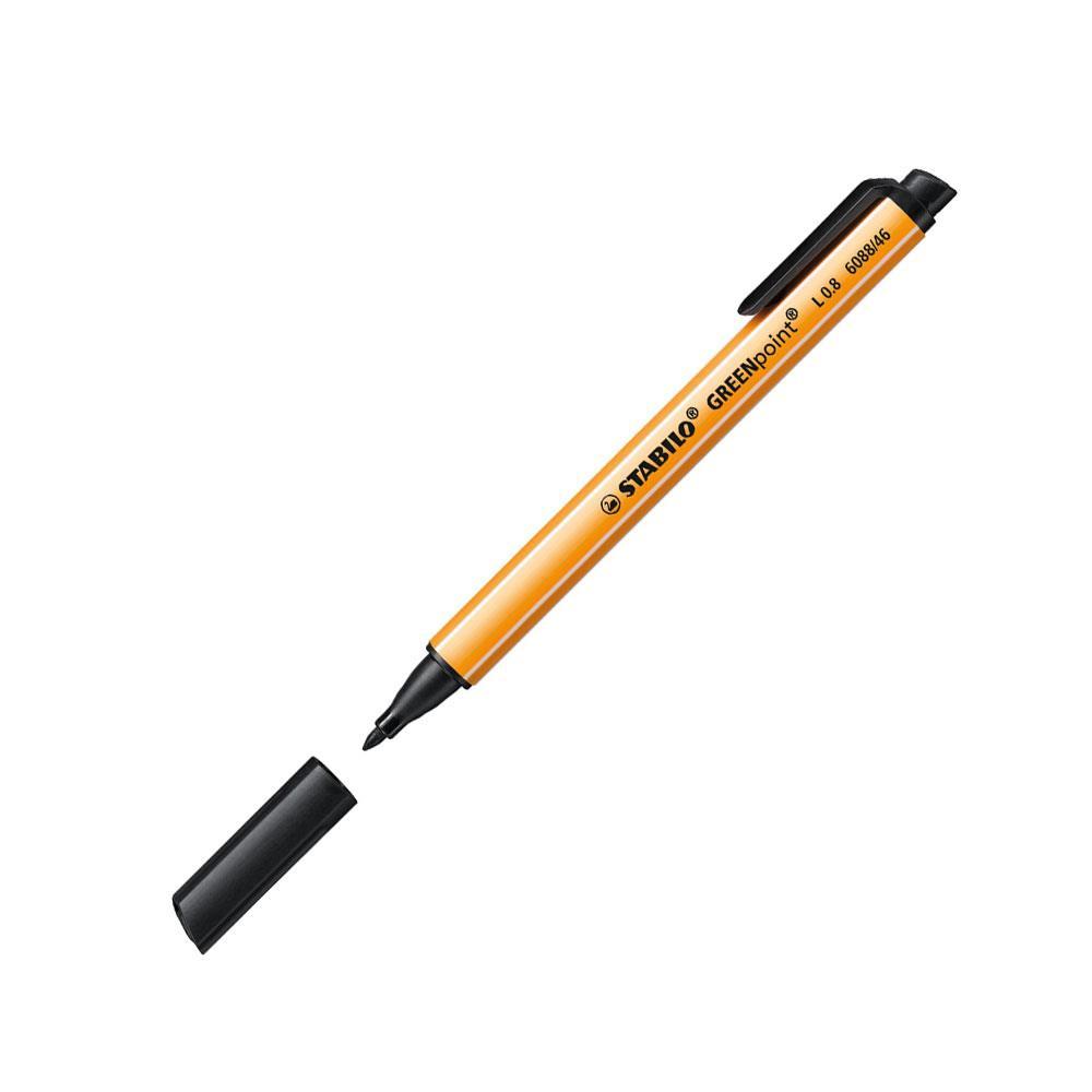 STABILO FINELINER KALEM GREEN POINT SIYAH (6088/46