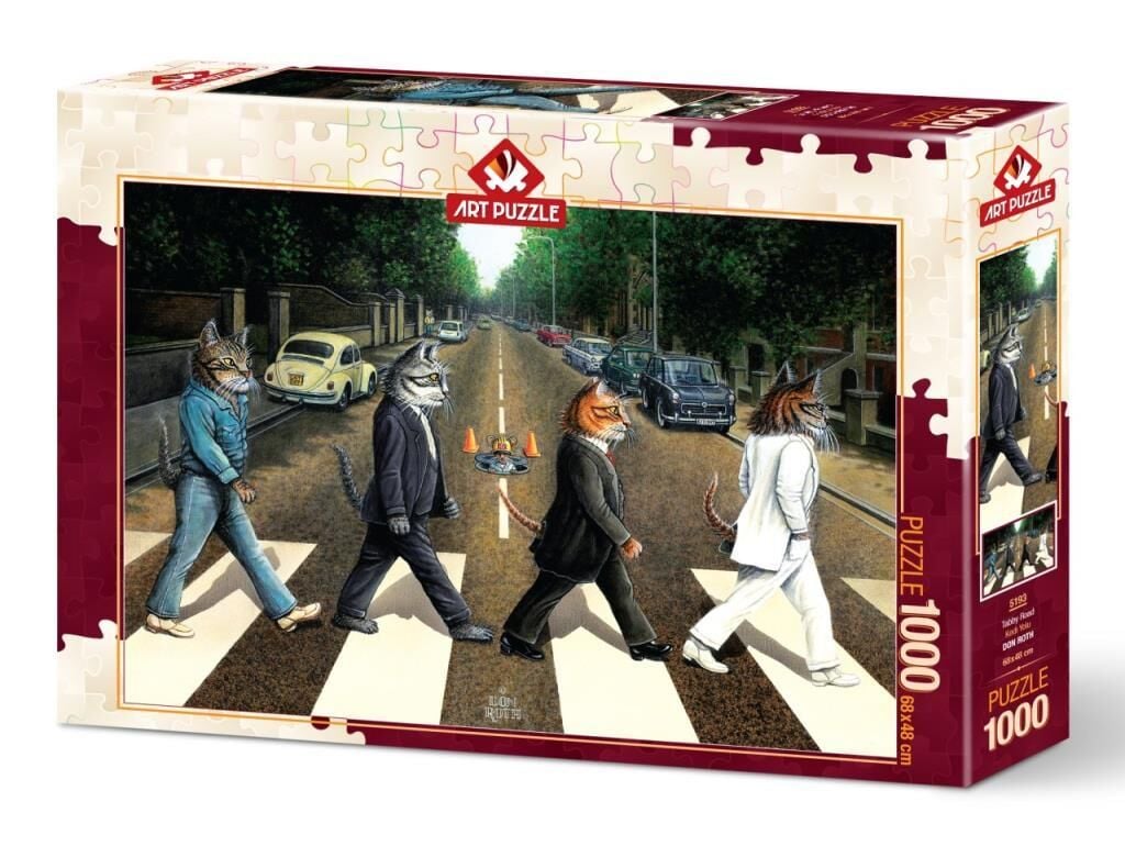 ART PUZZLE 1000 PARCA 98x48 CM KEDI YOLU