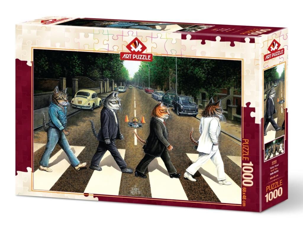 ART PUZZLE 1000 PARCA 98x48 CM KEDI YOLU